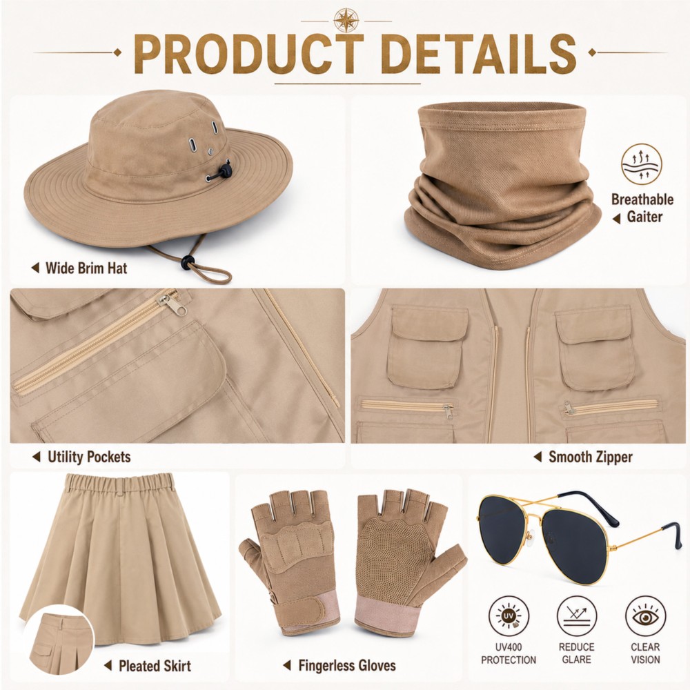 Women Explorer Outdoor Clothin - Outdoor Adventure Outfit 评论和价格